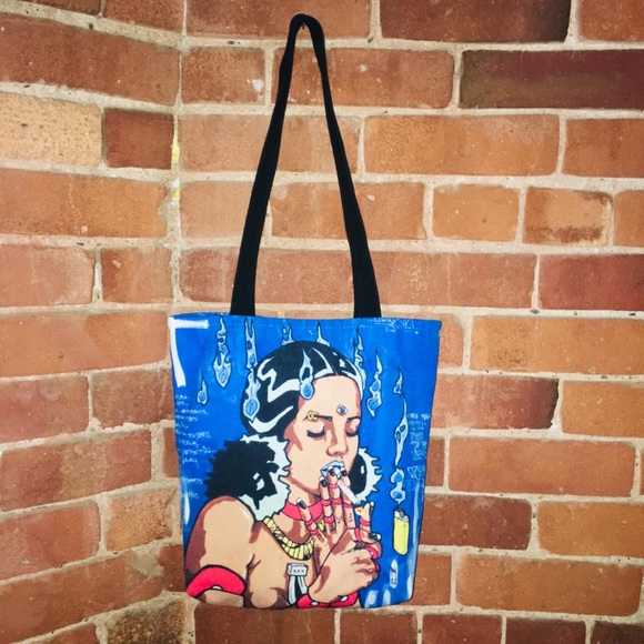 Handbags - 🌈Graphic Print Multicolored Tote Handbag 🌈